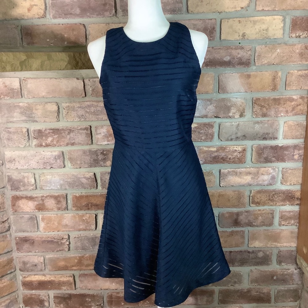 BANANA REPUBLIC Fit & Flair Navy Dress